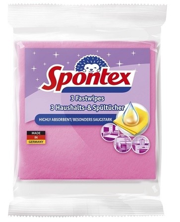 Spontex Rychloutěrka 3ks Fastwipes Spontex Rychloutěrka 3ks Fastwipes - Drogerie Kuchyň Hadříky